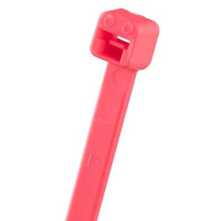 Pan-Ty® PLT2S-C59 Cable Tie, Fluor Pink, PA6.6, 7.4"L, 100 kusů