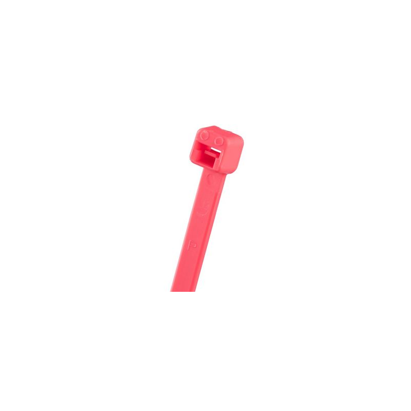Pan-Ty® PLT2S-C59 Cable Tie, Fluor Pink, PA6.6, 7.4"L, 100 kusů Pan-Ty® PLT2S-C59 Cable Tie, Fluor Pink, PA6.6, 7.4"L, 100 kusů