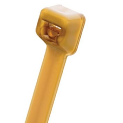 Pan-Ty® PLT1M-C71 Cable Tie, Brown, PEEK, Radiation, High Heat, 100 kusů