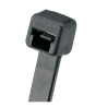 Pan-Ty® PLT13H-C0 Cable Tie, Black, UV PA6.6, 43.3"L, 100 kusů