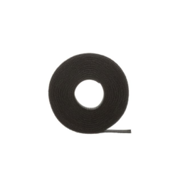 Tak-Ty® Hook Loop Cable Tie Roll, černá