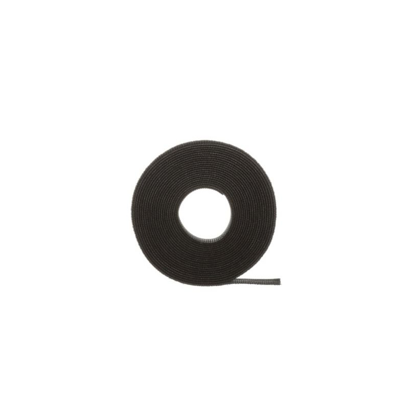 Tak-Ty® Hook Loop Cable Tie Roll, černá
