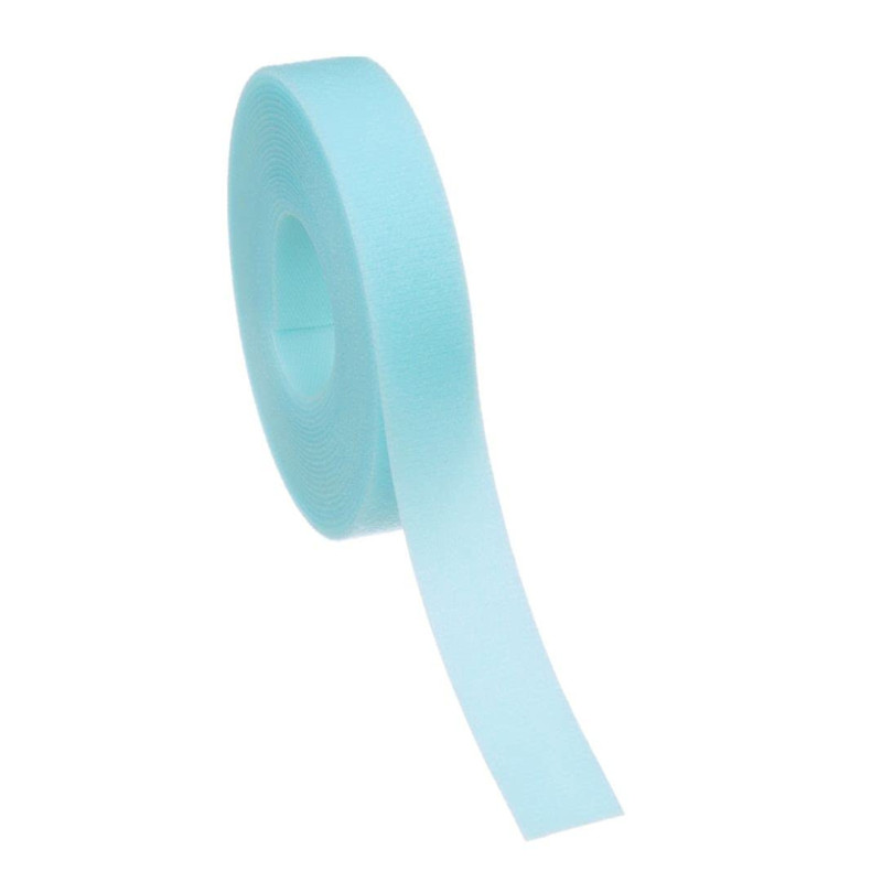 Tak-Ty® Hook Loop Cable Tie Roll, Aqua Tak-Ty® Hook Loop Cable Tie Roll, Aqua