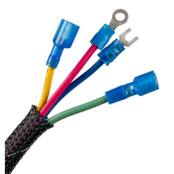 Flame Retardant Braided Expandable Sleeving, černá
