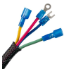 Flame Retardant Braided Expandable Sleeving, černá