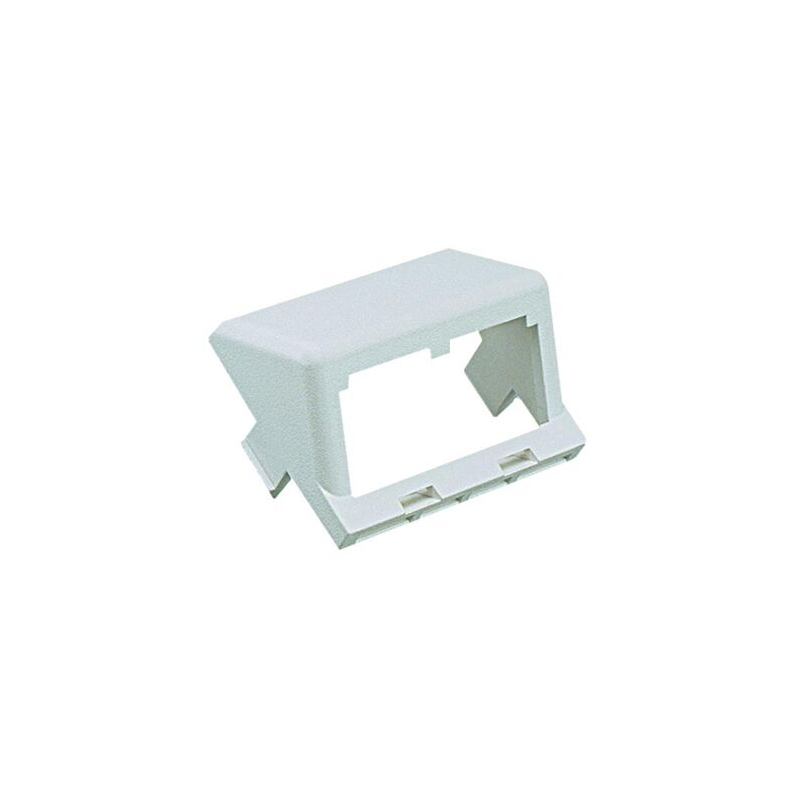 Mini-Com®, Modular Insert, Sloped, 1/2 size, 2 port, Arctic White Mini-Com®, Modular Insert, Sloped, 1/2 size, 2 port, Arctic White
