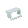 Mini-Com®, Modular Insert, Sloped, 1/2 size, 2 port, Arctic White