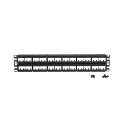 Mini-Com® Modular Patch Panel with Faceplate, 48 portů