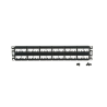 Mini-Com® Modular Patch Panel with Faceplate, 48 portů