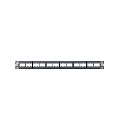 Mini-Com® Modular Patch Panel with Faceplate, 24 portů