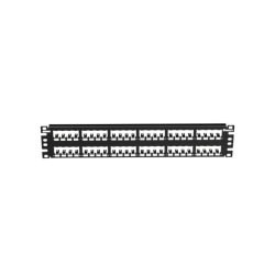 Mini-Com® All Metal Shielded Modular Patch Panel, 48 portů, STP