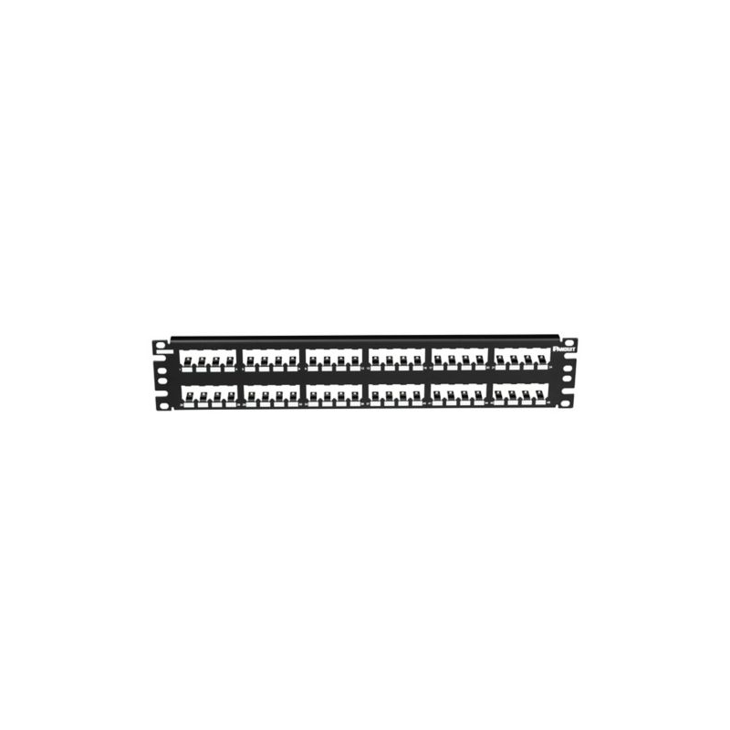 Mini-Com® All Metal Shielded Modular Patch Panel, 48 portů, STP Mini-Com® All Metal Shielded Modular Patch Panel, 48 portů, STP