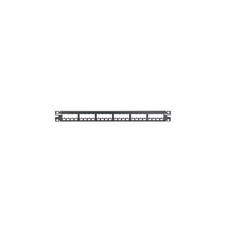 Mini-Com® All Metal Shielded Modular Patch Panel, 24 portů Mini-Com® All Metal Shielded Modular Patch Panel, 24 portů