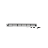 Mini-Com® All Metal Shielded Modular Patch Panel, 24 portů