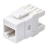 CAT6+ Modular Jack, RJ45, KeyConnect style, Electrical White