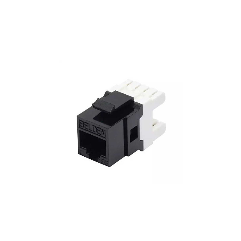 Cat5e Modular Jack KeyConnect Style - RJ45 - Black