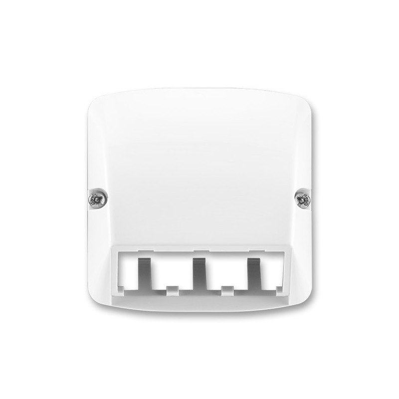 Kryt zásuvky ABB Tango pro 3 moduly MiniCom bílá