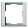 1-rámeček ABB Time bílá/ledová zelená
