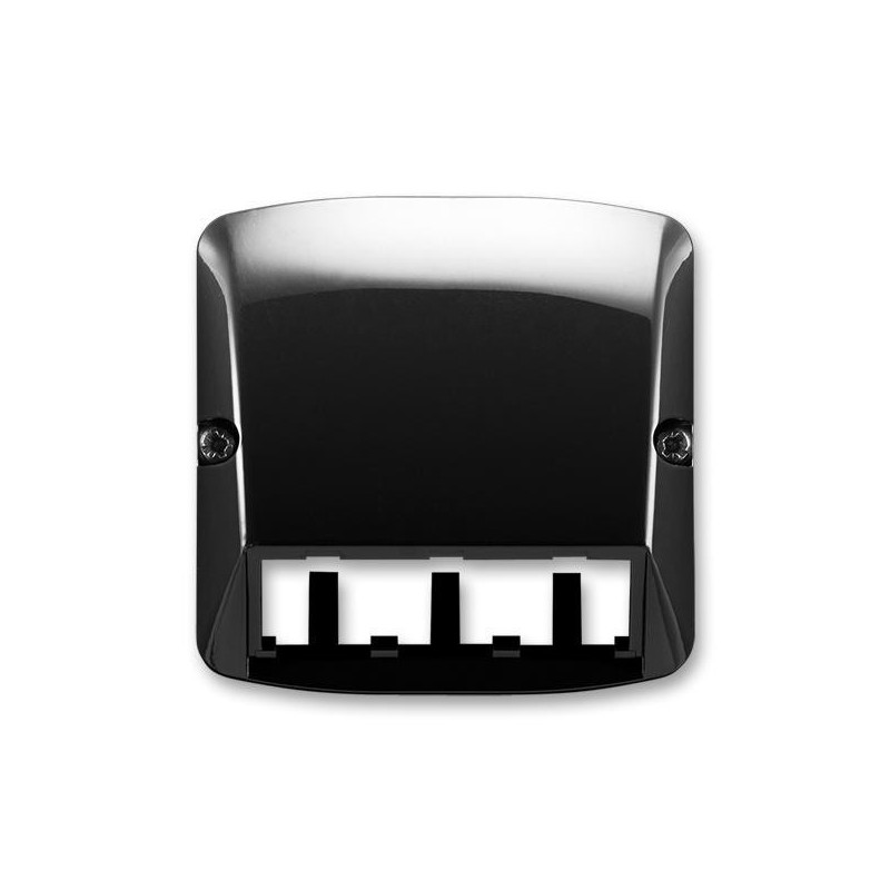 Kryt zásuvky ABB Tango pro 3 moduly MiniCom černá
