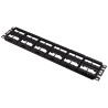 Modulární patch panel 2U s CPP48WBLY pro 48 modulů MiniCom - černý