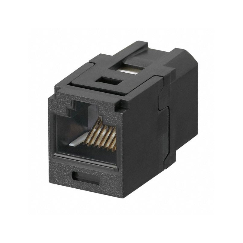 UTP RJ45 Cat.5 adapter - černý