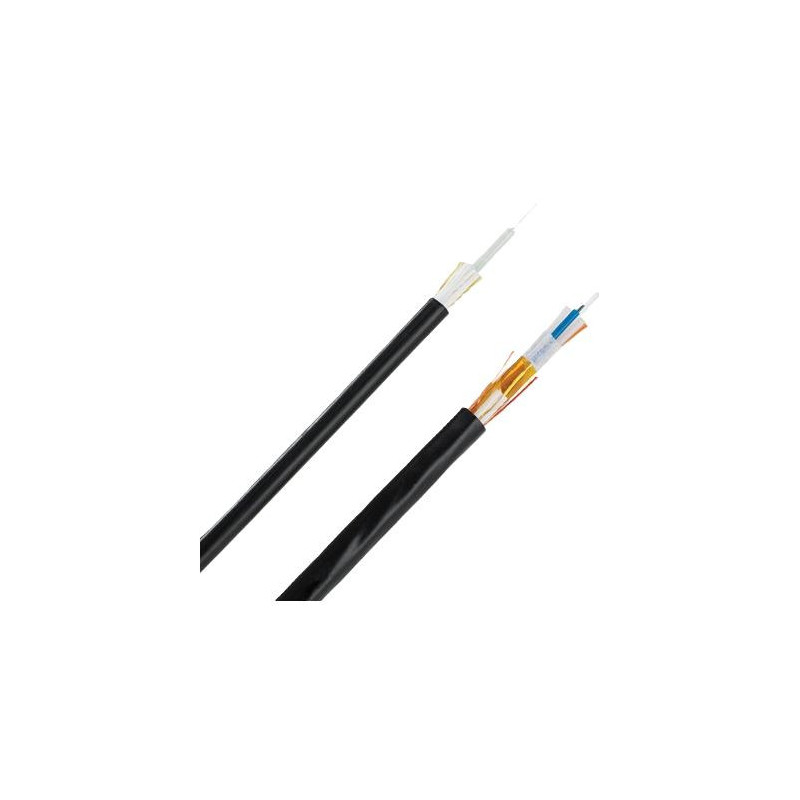 Optický kabel, 12x SM, univerzální, LSZH Eca, černý