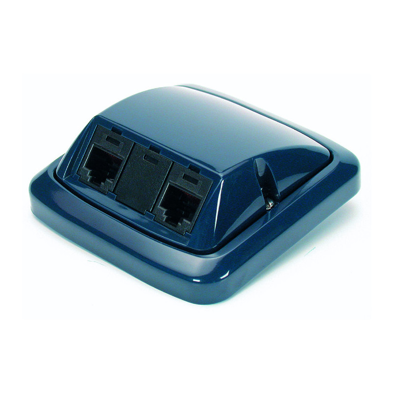 Kryt zásuvky ABB Tango pro 3 moduly MiniCom tmavěmodrá