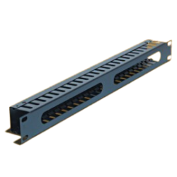 Jednostranný horizontální hřebenový kovový organizer 1U