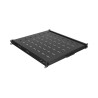 19" POSUVNÁ POLICE 1U/445X500MM MAX. NOSNOST DO 35 KG ČERNÁ