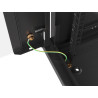 RACKOVÁ SKŘÍŇ 19" NÁSTĚNNÁ 4U/600X450 (FLAT PACK) S PROSKLENÝMI DVEŘMI ČERNÁ  V2