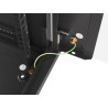 RACKOVÁ SKŘÍŇ 19" NÁSTĚNNÁ 4U/600X450 (FLAT PACK) S PROSKLENÝMI DVEŘMI ČERNÁ  V2