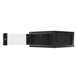 RACKOVÁ SKŘÍŇ 19" PRO MONTÁŽ NA STĚNU 4U/600X600 (FLAT PACK) V2 ČERNÁ