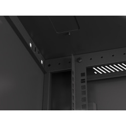 RACKOVÁ SKŘÍŇ 19" PRO MONTÁŽ NA STĚNU 4U/600X600 (FLAT PACK) V2 ČERNÁ