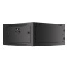 RACKOVÁ SKŘÍŇ 19" PRO MONTÁŽ NA STĚNU 4U/600X600 (FLAT PACK) V2 ČERNÁ