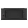 RACKOVÁ SKŘÍŇ 19" PRO MONTÁŽ NA STĚNU 4U/600X600 (FLAT PACK) V2 ČERNÁ