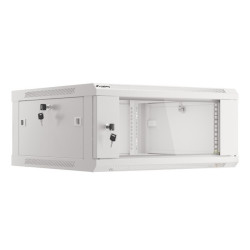 RACKOVÁ SKŘÍŇ 19" PRO MONTÁŽ NA STĚNU 4U/600X600 (FLAT PACK) V2 ŠEDÁ