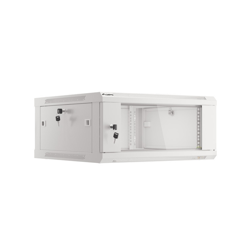 RACKOVÁ SKŘÍŇ 19" PRO MONTÁŽ NA STĚNU 4U/600X600 (FLAT PACK) V2 ŠEDÁ RACKOVÁ SKŘÍŇ 19" PRO MONTÁŽ NA STĚNU 4U/600X600 (FLAT PACK) V2 ŠEDÁ