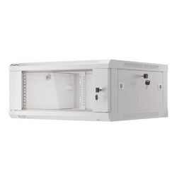 RACKOVÁ SKŘÍŇ 19" PRO MONTÁŽ NA STĚNU 4U/600X600 (FLAT PACK) V2 ŠEDÁ