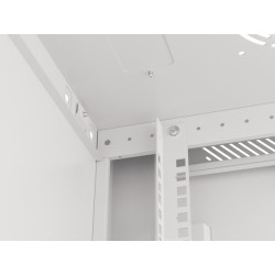 RACKOVÁ SKŘÍŇ 19" PRO MONTÁŽ NA STĚNU 6U/600X450 (FLAT PACK) V2 ŠEDÁ