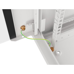 RACKOVÁ SKŘÍŇ 19" PRO MONTÁŽ NA STĚNU 6U/600X450 (FLAT PACK) V2 ŠEDÁ