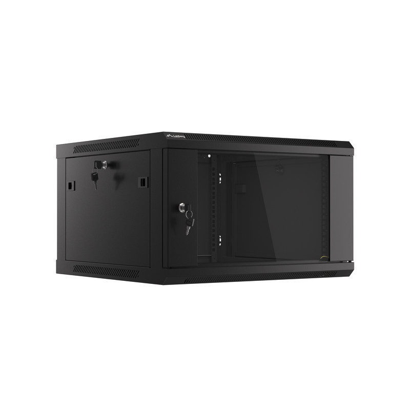 19" RACKOVÁ SKŘÍŇ PRO MONTÁŽ NA STĚNU 6U/600X600 (FLAT PACK) ČERNÁ V2 19" RACKOVÁ SKŘÍŇ PRO MONTÁŽ NA STĚNU 6U/600X600 (FLAT PACK) ČERNÁ V2