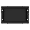 19" RACKOVÁ SKŘÍŇ PRO MONTÁŽ NA STĚNU 6U/600X600 (FLAT PACK) ČERNÁ  V2