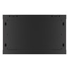 19" RACKOVÁ SKŘÍŇ PRO MONTÁŽ NA STĚNU 6U/600X600 (FLAT PACK) ČERNÁ  V2