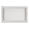 19" RACKOVÁ SKŘÍŇ PRO MONTÁŽ NA STĚNU 6U/600X600 (FLAT PACK) S PROSKLENÝMI DVEŘMI ŠEDÁ  V2