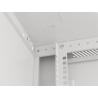 19" RACKOVÁ SKŘÍŇ PRO MONTÁŽ NA STĚNU 6U/600X600 (FLAT PACK) S PROSKLENÝMI DVEŘMI ŠEDÁ  V2