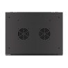 19" RACKOVÁ SKŘÍŇ PRO MONTÁŽ NA STĚNU 9U/600X450 (FLAT PACK) V2 ČERNÁ