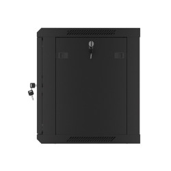 19" RACKOVÁ SKŘÍŇ PRO MONTÁŽ NA STĚNU 9U/600X450 (FLAT PACK) V2 ČERNÁ