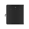 19" RACKOVÁ SKŘÍŇ PRO MONTÁŽ NA STĚNU 9U/600X450 (FLAT PACK) V2 ČERNÁ