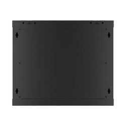 19" RACKOVÁ SKŘÍŇ PRO MONTÁŽ NA STĚNU 9U/600X450 (FLAT PACK) V2 ČERNÁ