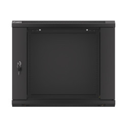 19" RACKOVÁ SKŘÍŇ PRO MONTÁŽ NA STĚNU 9U/600X450 (FLAT PACK) V2 ČERNÁ